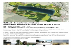 Projednávání pracovní verze Koncepční studie jezera Milada - Inovační centrum Ústeckého kraje (16. 8. 2022)